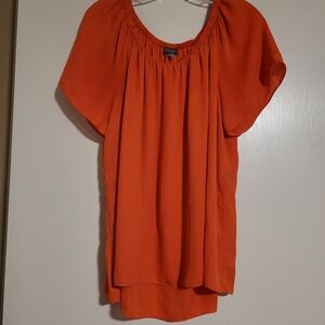 Vince Camuto blouse, orange, large